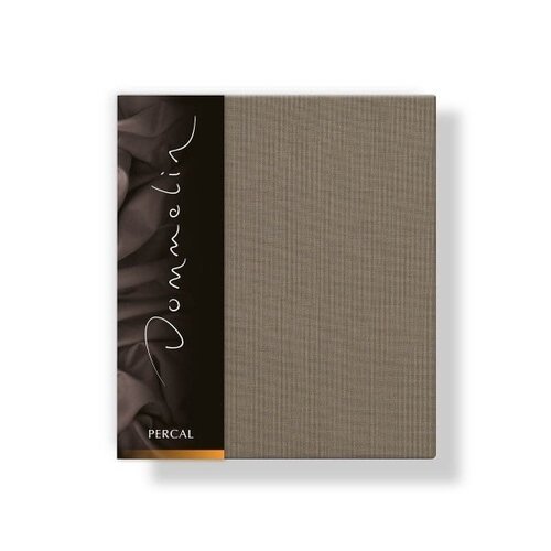 Dommelin Dommelin Kussensloop Uni Percal 200TC 512 Taupe 60x70 afbeelding