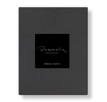 Dommelin Hoeslaken Uni Percal 400TC 787 Basalt 210x220/30