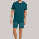 Schiesser Schiesser shortama  174529 heren petrol