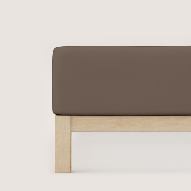 Schlafgut Pure Jersey Boxspring Hoeslaken L - 140x200 - 160x220 790 Sand Deep