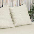 Dommelin Dommelin Sierkussenhoes Chicago Satijn 300TC Ecru 40x40 cm