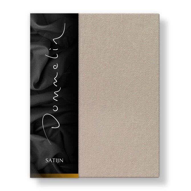 Dommelin Laken Uni Satijn 300TC 514 Kaki 200x270 cm