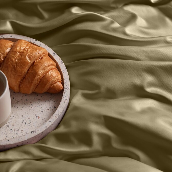 Dommelin Laken Uni Satijn 300TC 507 Brons 160x270 cm