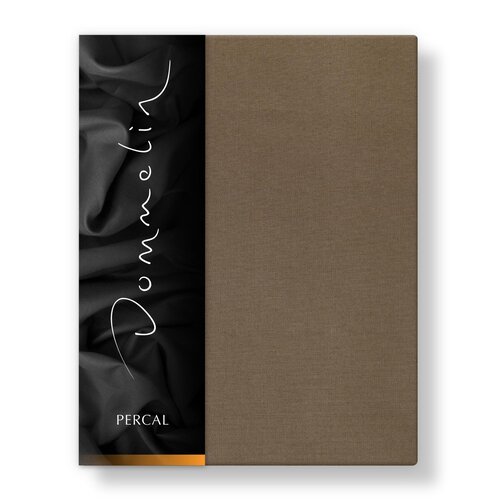 Dommelin Dommelin Laken Uni Percal 200TC 574 Cappuccino 240x270 cm afbeelding