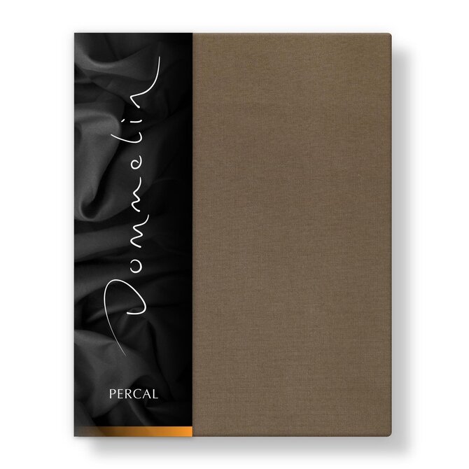Dommelin Laken Uni Percal 200TC 574 Cappuccino 270x300 cm