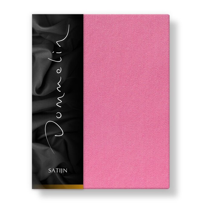 Dommelin Laken Uni Satijn 300TC 578 Fuchsia 160x270 cm