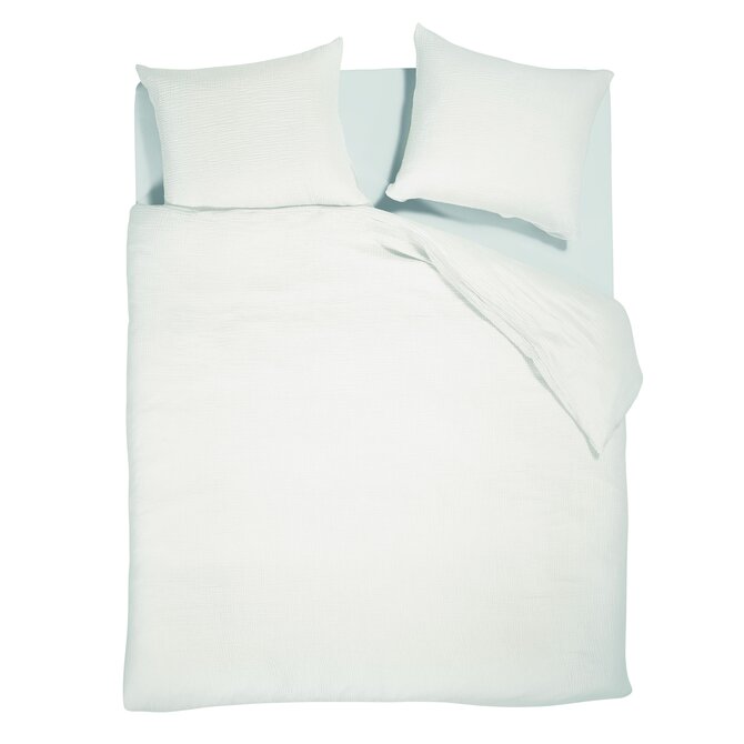 VT wonen Dekbedovertrek Gentle Embrace Wit 240x200/220 cm