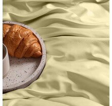 Dommelin Laken Uni Satijn 300TC 532 Lichtgeel 160x270 cm