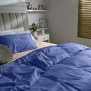 Dommelin Dommelin Laken Uni Satijn 300TC 576 Jeansblauw 240x270 cm