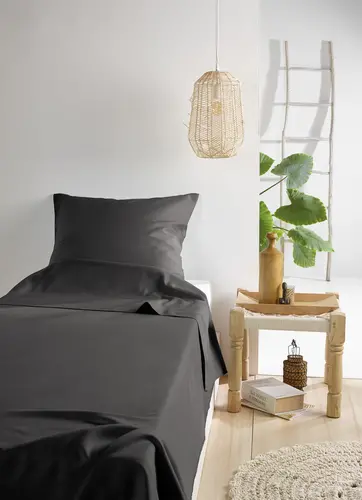 De Witte Lietaer De Witte Lietaer OLIVIA Lakenset Ebony 180x280 + 1x 60x70 afbeelding