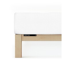 Schlafgut Badstof Hoeslaken S - 90x190 - 100x200 101 Full-White