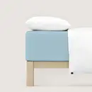 Schlafgut Schlafgut Pure Jersey Boxspring Hoeslaken L - 140x200 - 160x220 536 Blue Light
