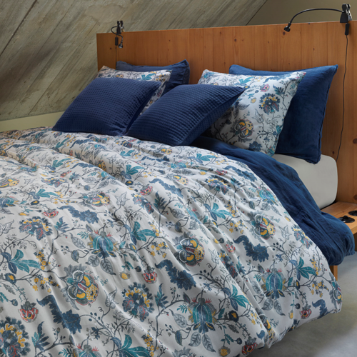 Dommelin Dommelin Dekbedovertrek Azul Satijn 400TC Multi 140x200/220 cm afbeelding