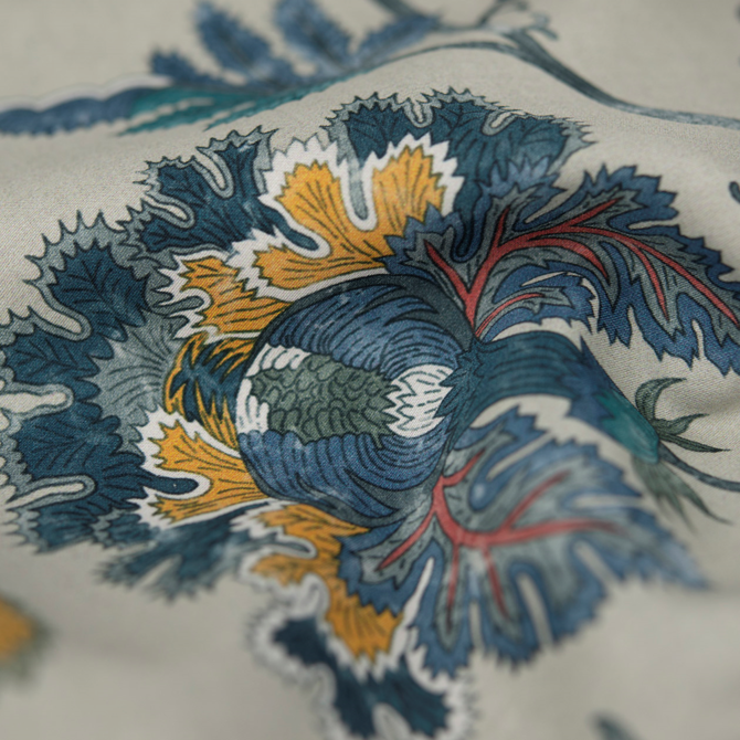 Dommelin Dekbedovertrek Azul Satijn 400TC Multi 140x200/220 cm