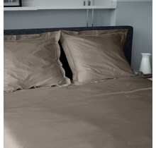Dommelin Dekbedovertrek Cortina Percal 200TC Taupe-Taupe 200x200/220