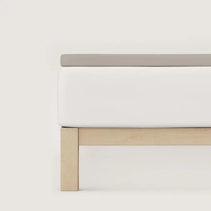 Schlafgut Pure Jersey Topper Hoeslaken L - 140x200 - 160x220 496 Sand Mid