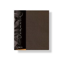 Dommelin Kussensloop Uni Percal 200TC 575 Choco 60x70