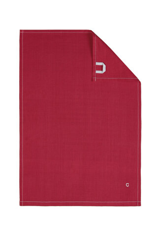 Cawö Cawö theedoek Solid 50x70 bordeaux afbeelding