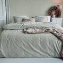 Rivièra Maison Rivièra Maison Dekbedovertrek Hayes Zand 200x200/220 cm