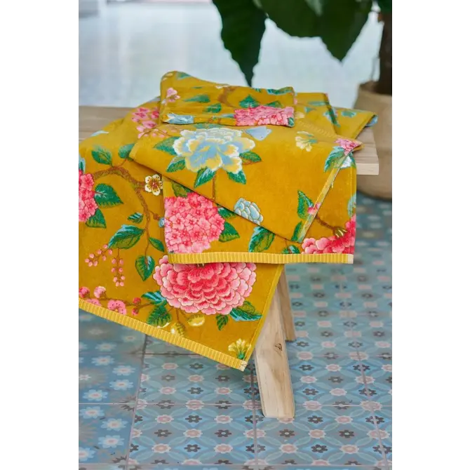 Pip Studio Good Evening Yellow 55x100 Pip Studio Good Evening Yellow 55x100