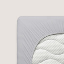 Schlafgut Schlafgut Pure Split-Topper Hoeslaken XL - 180x200 - 200x220 511 Grey Light