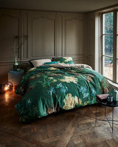 Beddinghouse Beddinghouse x Van Gogh dekbedovertrek Peonies zeegroen 140x200/220 afbeelding