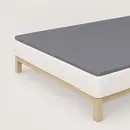 Schlafgut Schlafgut Pure Jersey Topper Hoeslaken S - 90x190 - 100x220 128 Grey Mid