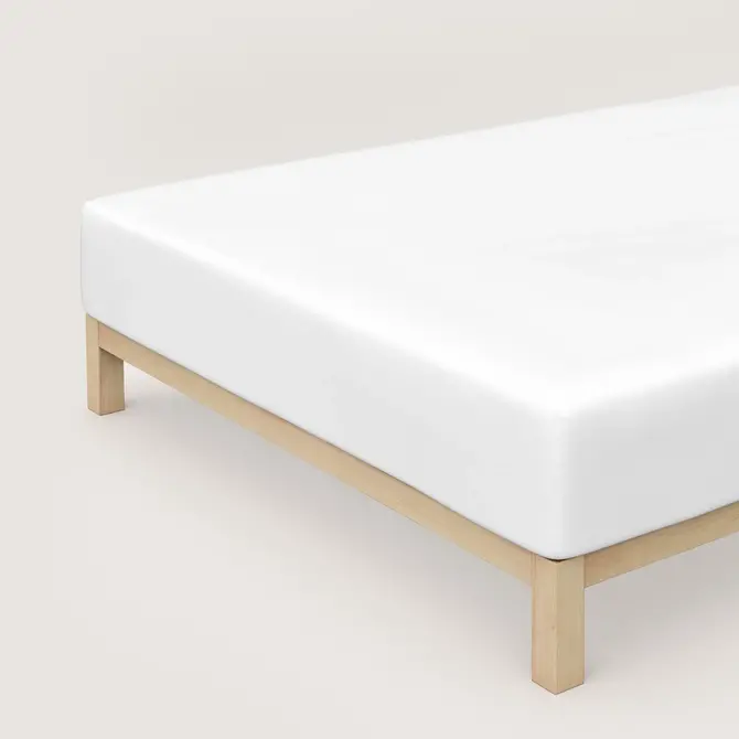 Schlafgut Pure Jersey Boxspring Hoeslaken S - 90x190 - 100x220 101 Full-White