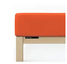 Schlafgut Badstof Hoeslaken M - 120x200 - 130x200 269 Red Mid