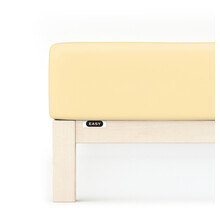 Schlafgut EASY Jersey Elasthan Hoeslaken L - 140x200 - 160x220 164 Yellow Mid