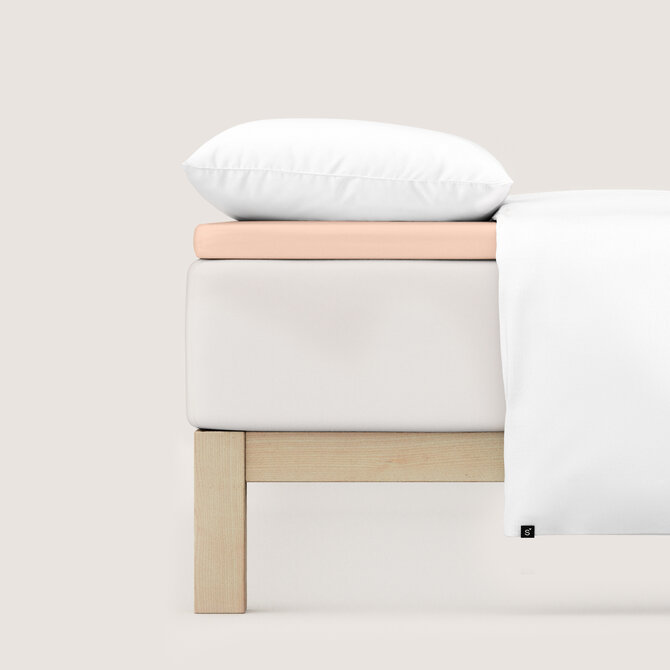 Schlafgut Pure Jersey Topper Hoeslaken S - 90x190 - 100x220 230 Red Light