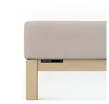 Schlafgut Badstof Hoeslaken S - 90x190 - 100x200 496 Sand Mid