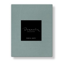 Dommelin Topper Hoeslaken Uni Percal 400TC 747 Jade 105x210/9