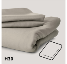 Dommelin Hoeslaken Uni Satijn 600TC 710 Wit 120x200/30