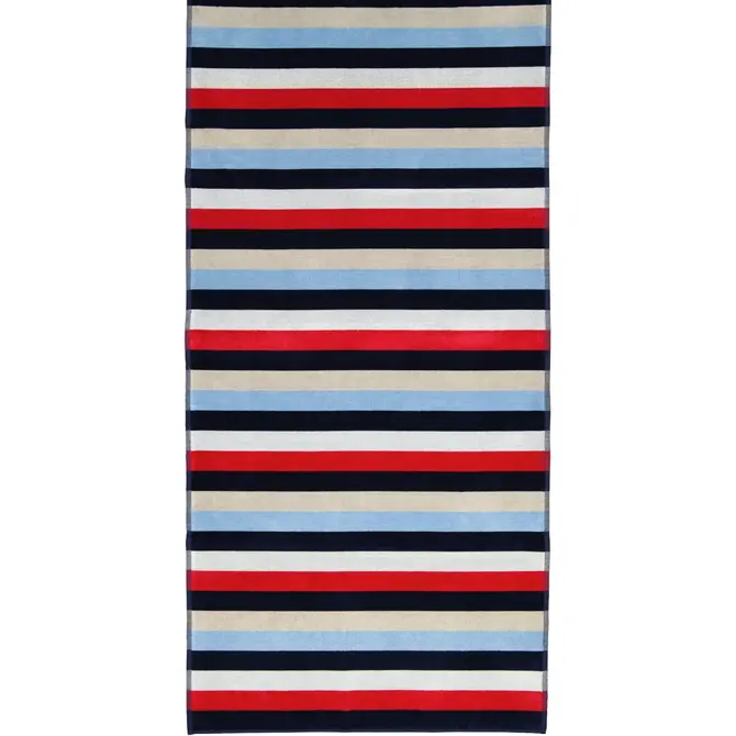Cawö Beach Strepen Strandlaken 80x180 Multicolor Cawö Beach Strepen Strandlaken 80x180 Multicolor