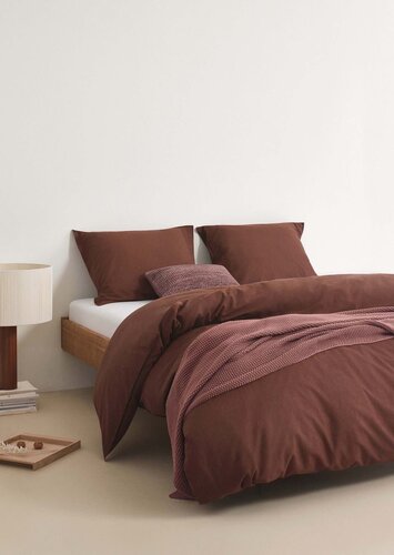 Marc O'Polo Marc'O Polo Senja Dekbedovertrek- Warm earth 140x220 afbeelding