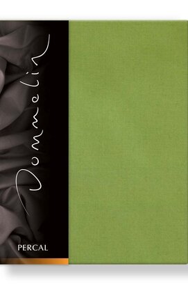 Dommelin Hoeslaken Uni Percal 200TC 586 Groen 160x200/30