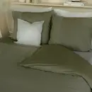 Dommelin Dommelin Dekbedovertrek Liva Percal 200tc Olijf 140x200/220