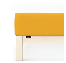 Schlafgut EASY Jersey Elasthan Hoeslaken XL - 180x200 - 200x220 196 Yellow Deep