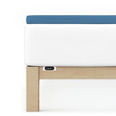 Schlafgut Schlafgut EASY Jersey Elasthan Topper Hoeslaken M - 120x200 - 130x220 615 Blue Mid