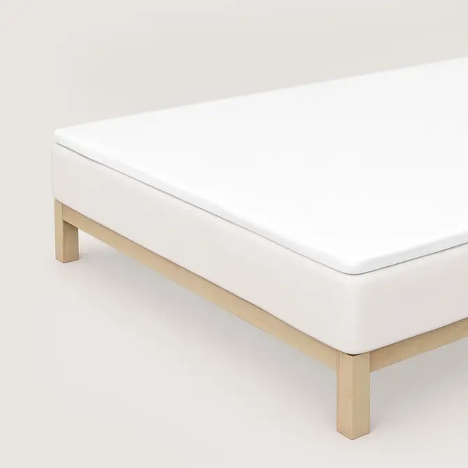 Schlafgut Pure Jersey Topper Hoeslaken M - 120x200 - 130x220 101 Full-White