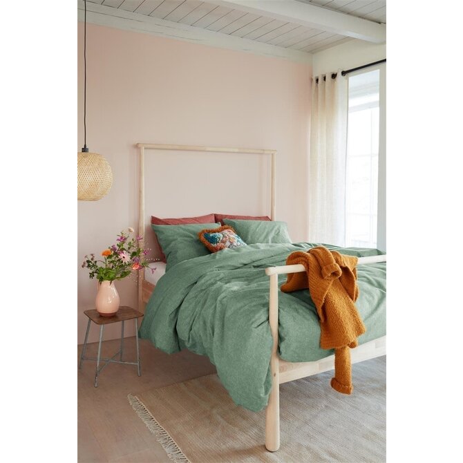 Beddinghouse Frost Dekbedovertrek - Grijsgroen Beddinghouse Frost Dekbedovertrek - Grijsgroen