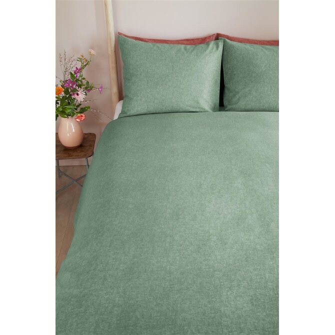 Beddinghouse Frost Dekbedovertrek - Grijsgroen Beddinghouse Frost Dekbedovertrek - Grijsgroen