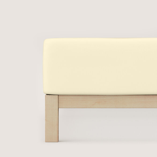 Schlafgut Pure Jersey Boxspring Hoeslaken M - 120x200 - 130x220 132 Yellow Light