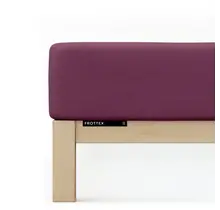 Schlafgut Badstof Hoeslaken M - 120x200 - 130x200 542 Purple Deep