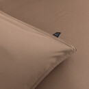 Zo! Home Zo Home Satinado Dekbedovertrek 140x200/220 Praline Brown