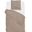 Zo! Home Zo Home Satinado Dekbedovertrek 140x200/220 Praline Brown