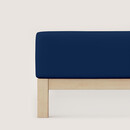 Schlafgut Schlafgut Pure Jersey Boxspring Hoeslaken XL - 180x200 - 200x220 570 Blue Deep