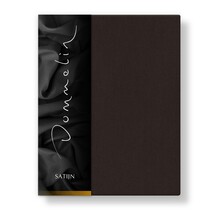 Dommelin Laken Uni Satijn 300TC 575 Choco 200x270 cm