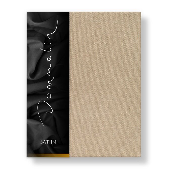 Dommelin Laken Uni Satijn 300TC 549 Cafe 240x270 cm